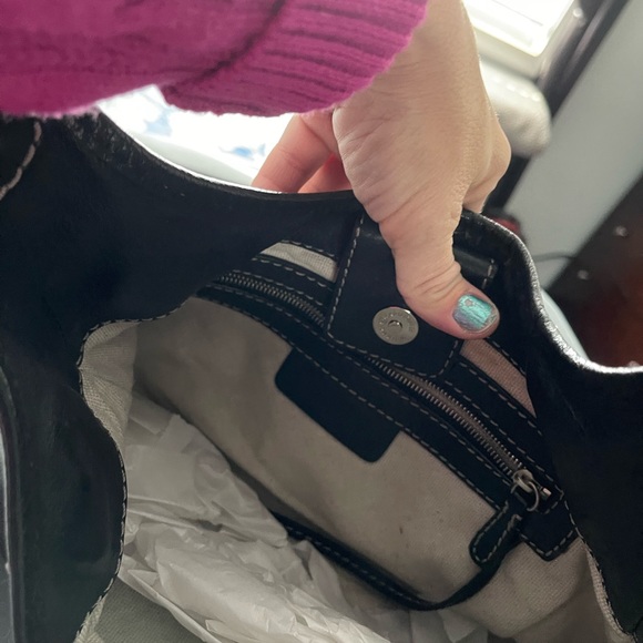 Michael Kors black leather shoulder bag - Picture 2 of 4